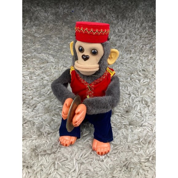 US Vintage Toys Vintage Mister Monkey Cymbal Clapping Monkey